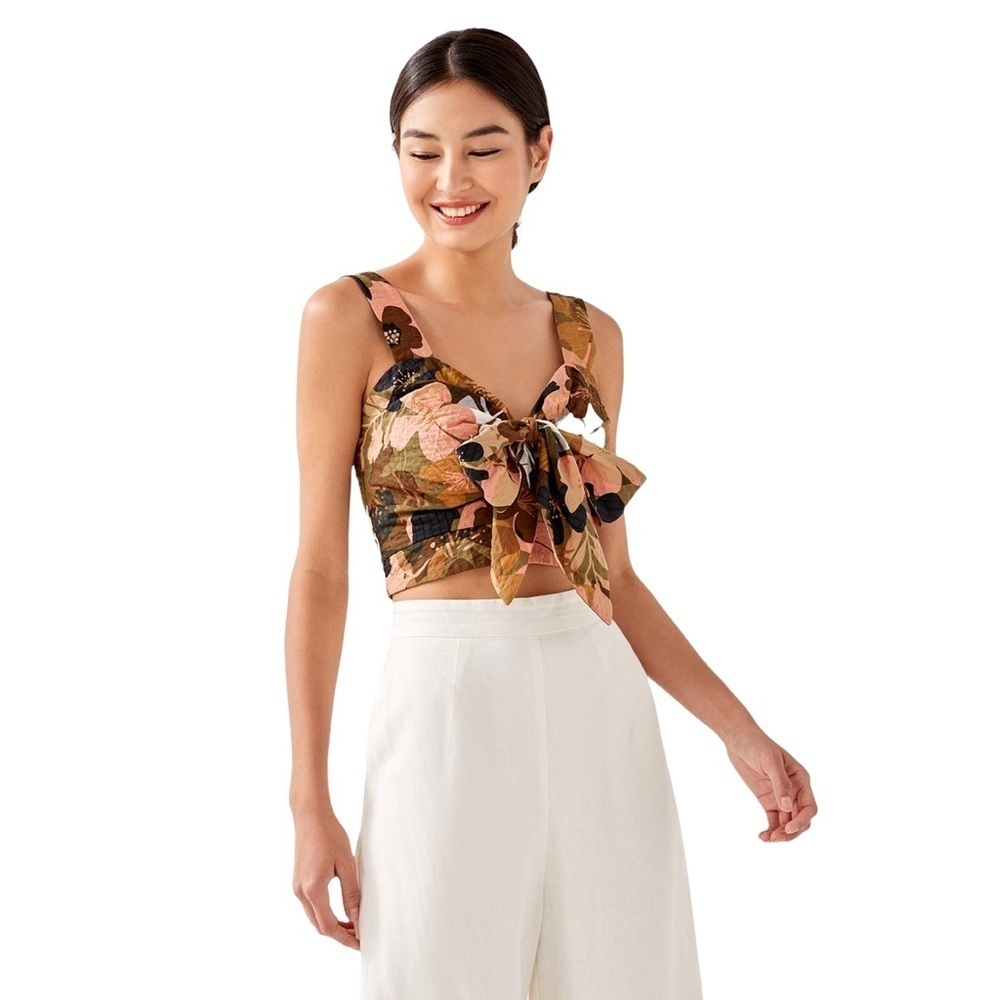 Love, Bonito Andora Padded Cropped Top - Size 6